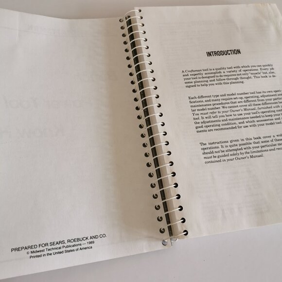 1989 Sears Craftsman Bench Power Tool Know-How Guide Vintage Reference Workshop - Picture 4 of 11